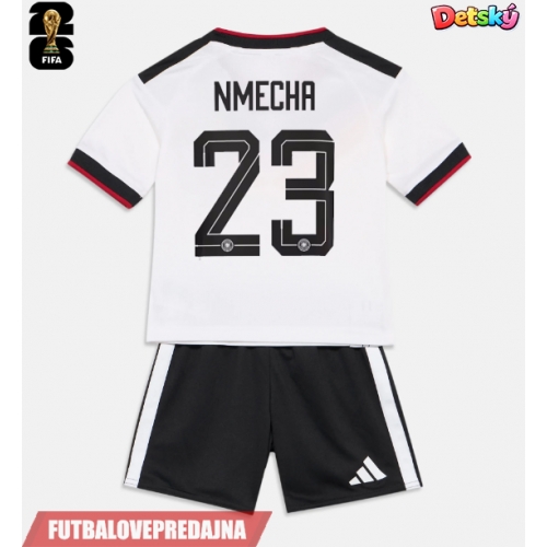Lacne Dětský Futbalové dres Nemecko Felix Nmecha #23 MS 2026 Krátky Rukáv - Domáci (+ trenírky)